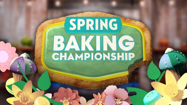 spring baking championship flower and cupcake picture